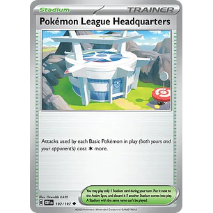Pokémon League Headquarters - sv3-192-normal-NM