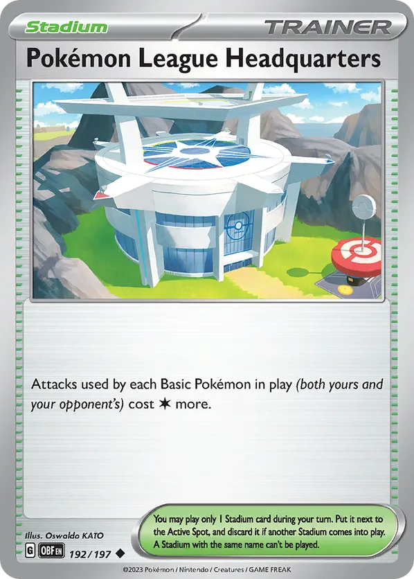 Pokémon League Headquarters - sv3-192-normal-NM 1