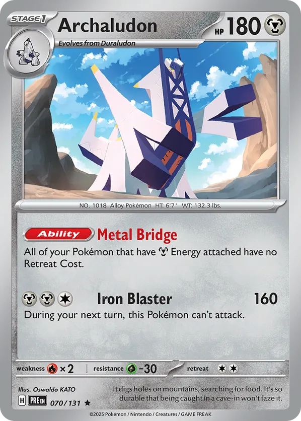 Archaludon - sv8pt5-070-reverseHolofoil-NM 1