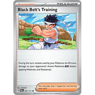 Black Belt's Training - sv8pt5-097-normal-NM