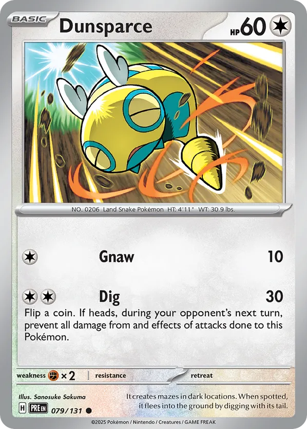 Dunsparce - sv8pt5-079-normal-NM 1