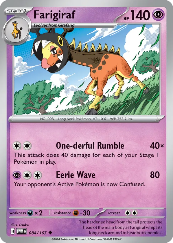 Farigiraf - sv6-084-normal-NM 1