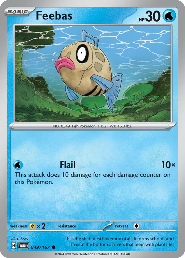 Feebas - sv6-049-normal-NM 1