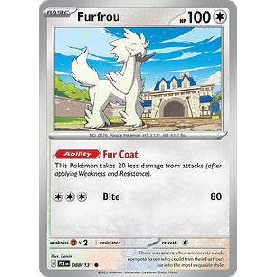 Furfrou - sv8pt5-088-normal-NM