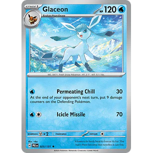 Glaceon - sv8pt5-025-reverseHolofoil-NM