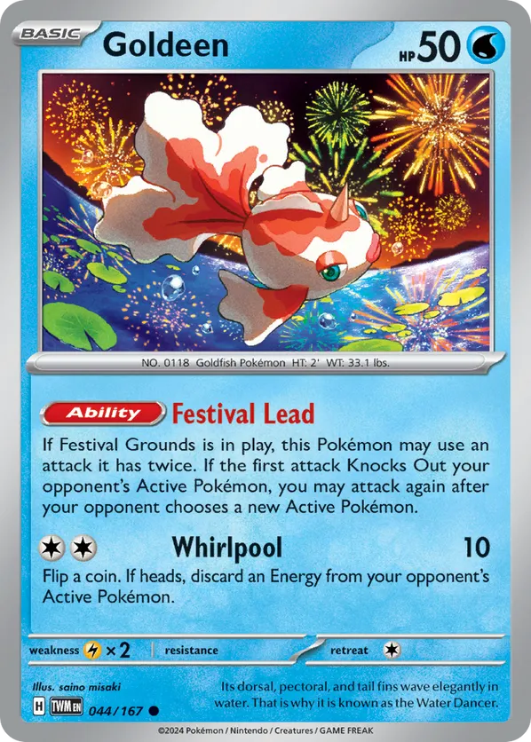 Goldeen - sv6-044-normal-NM 1