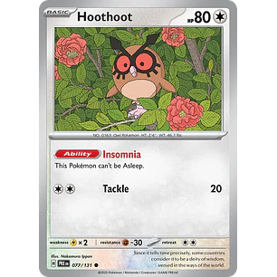 Hoothoot - sv8pt5-077-normal-NM