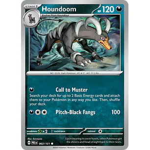 Houndoom - sv8pt5-063-normal-NM