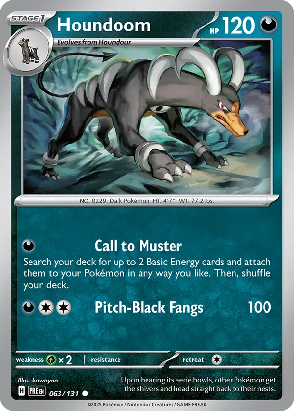 Houndoom - sv8pt5-063-normal-NM 1