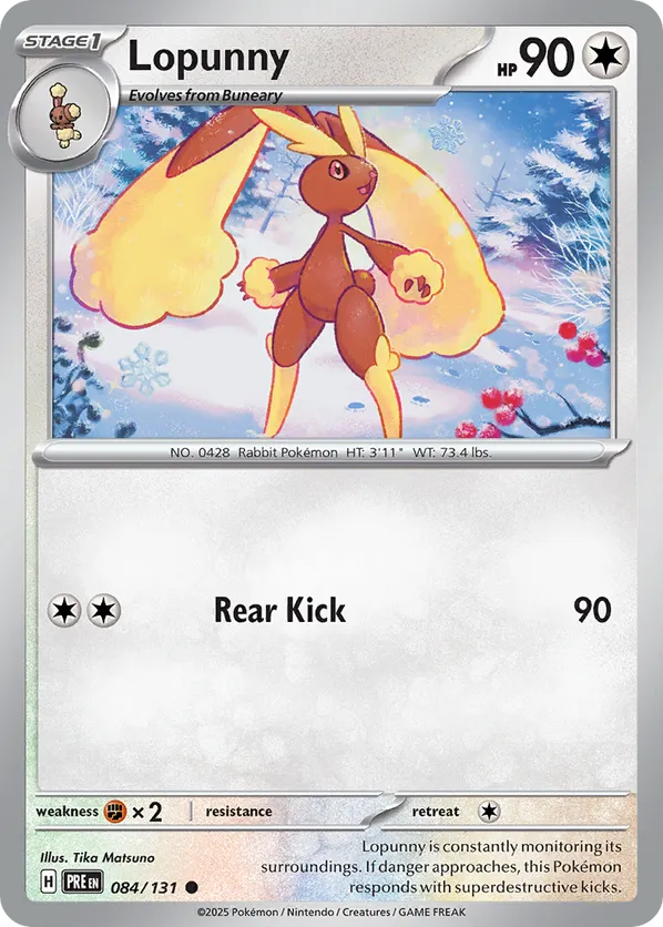 Lopunny - sv8pt5-084-normal-NM 1