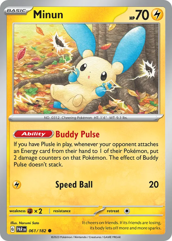 Minun - sv4-061-normal-NM 1