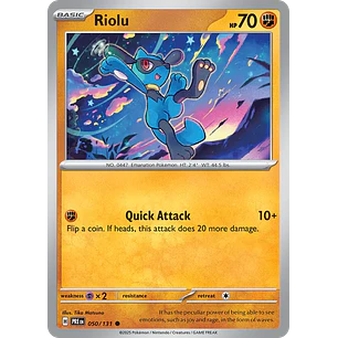Riolu - sv8pt5-050-reverseHolofoil-NM