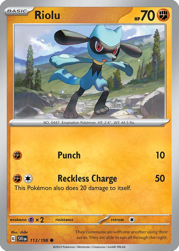 Riolu - sv1-113-normal-NM 1