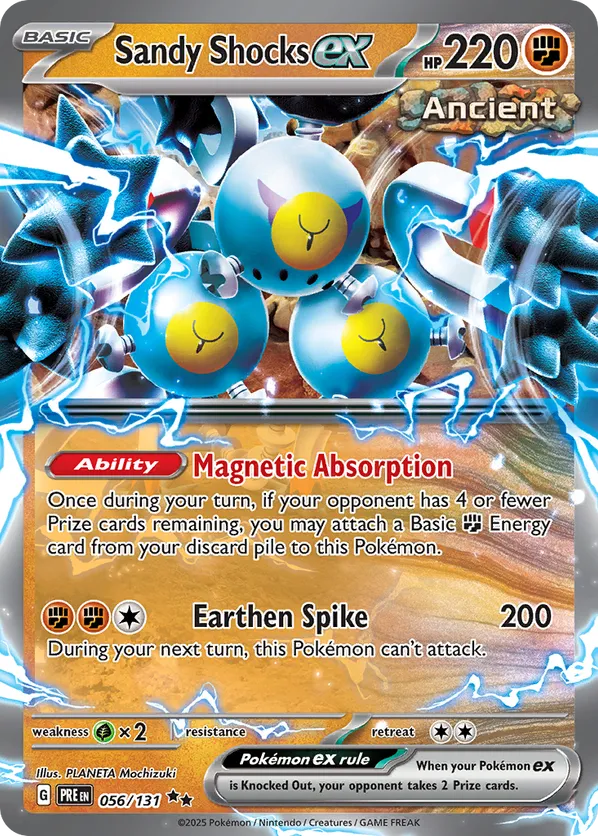 Sandy Shocks ex - sv8pt5-056-holofoil-NM 1
