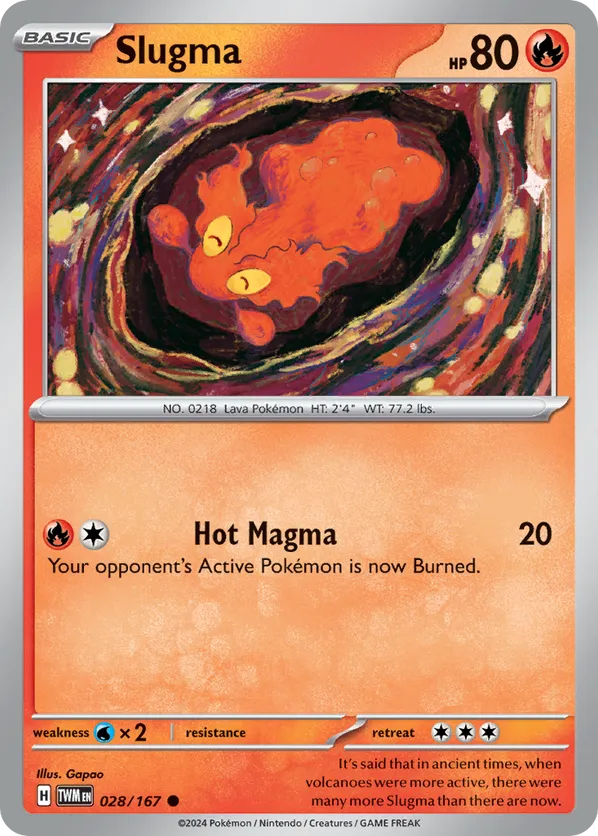 Slugma - sv6-028-normal-NM 1