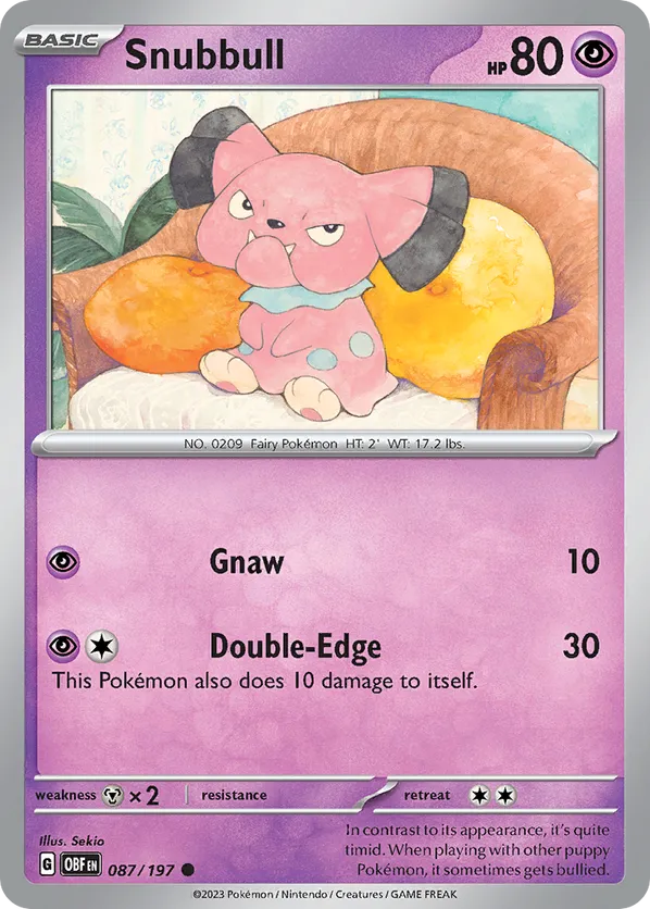 Snubbull - sv3-087-normal-NM 1