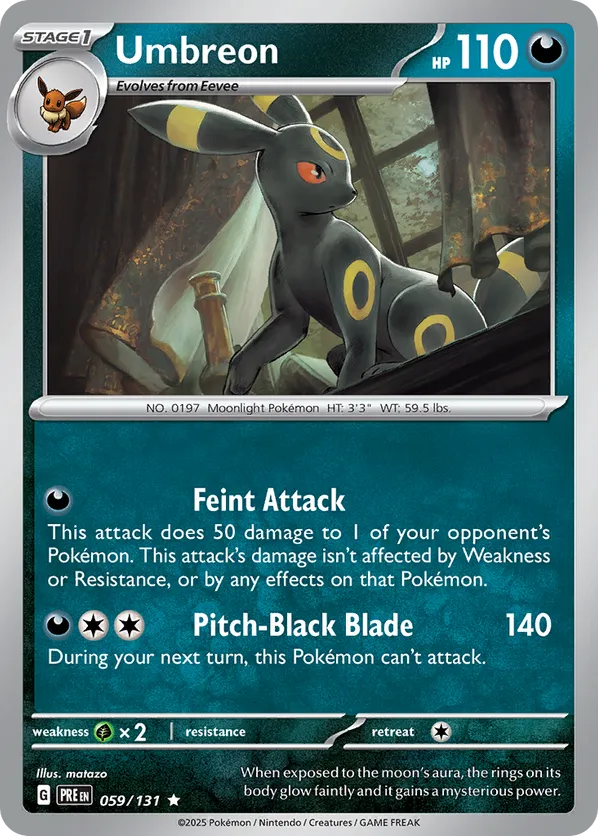 Umbreon - sv8pt5-059-reverseHolofoil-NM 1