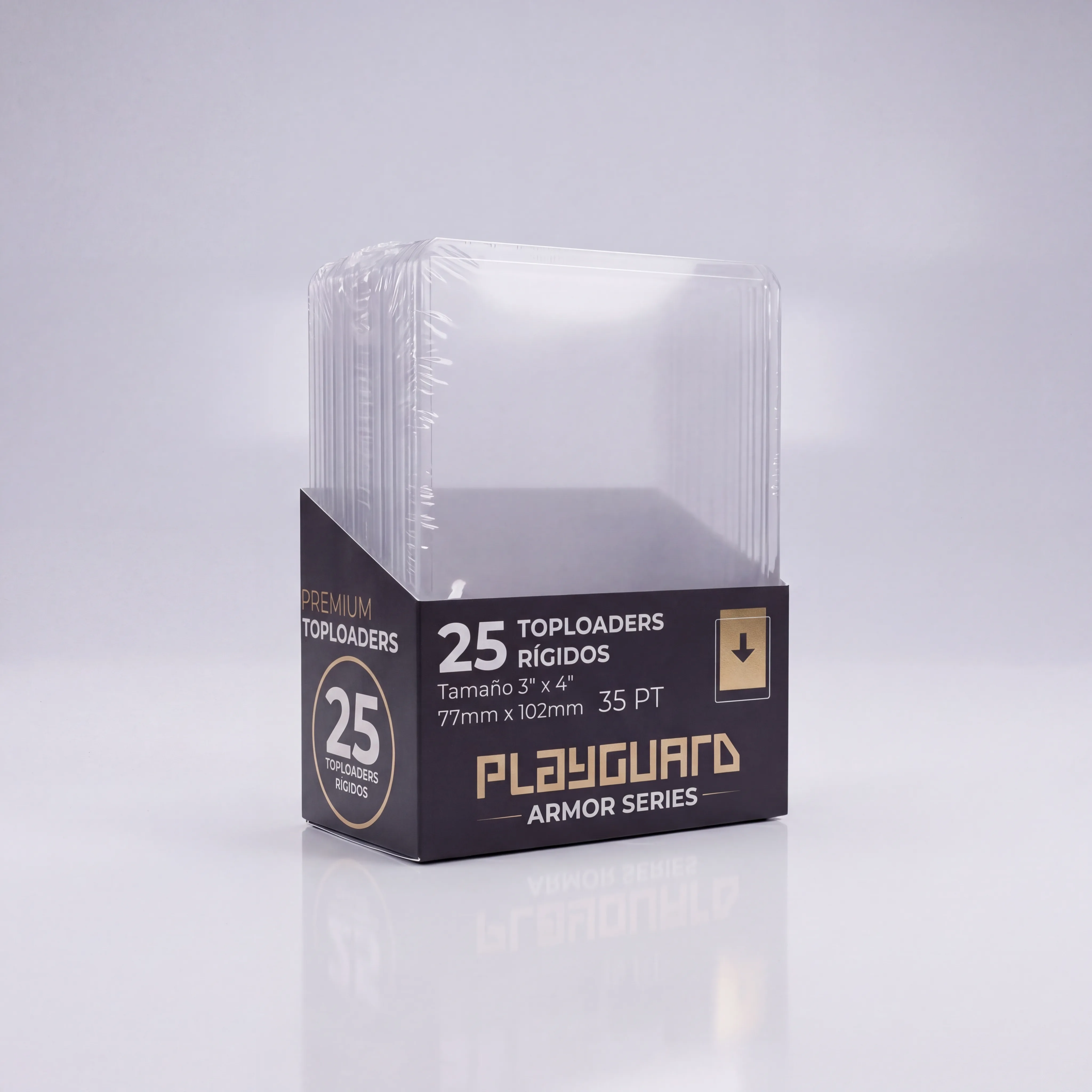 PlayGuard® Toploaders Premium 25 Unidades – Protección Rígida TCG 1