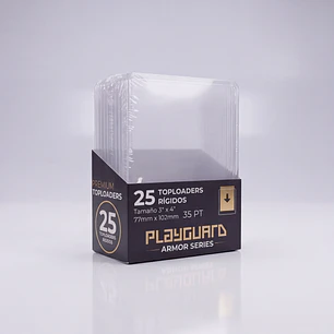 PlayGuard® Toploaders Premium 25 Unidades – Protección Rígida TCG