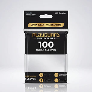 PlayGuard® Protectores Ultra Clear 100 Unidades – Sleeves TCG