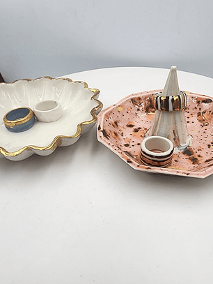 Joyero porcelana blanco