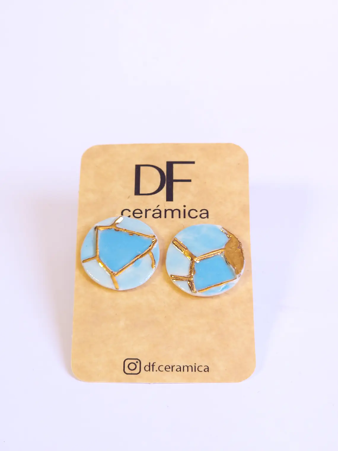 Aros vitral celeste pequeño 1