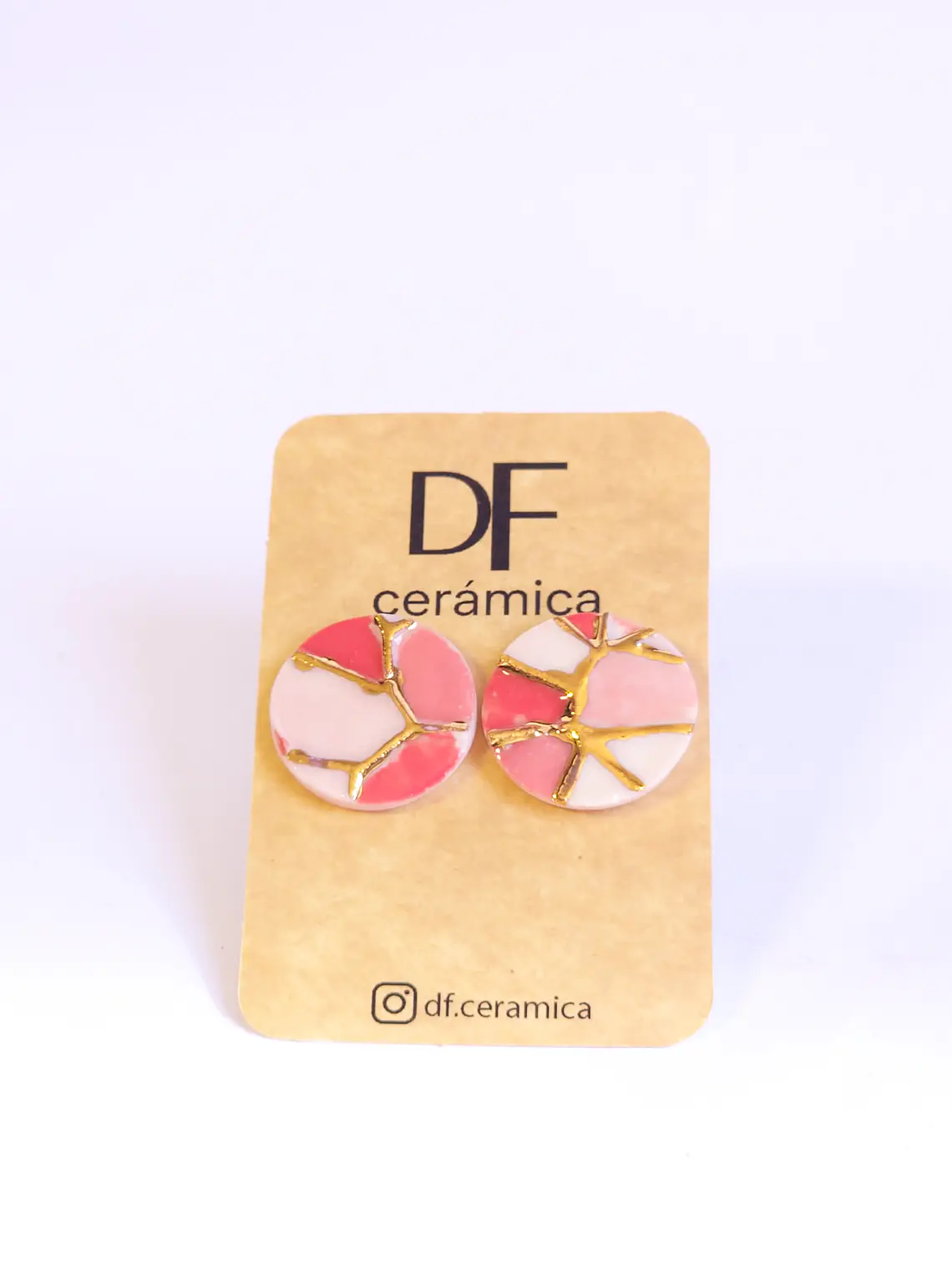 Aros vitral rojo pequeño 1