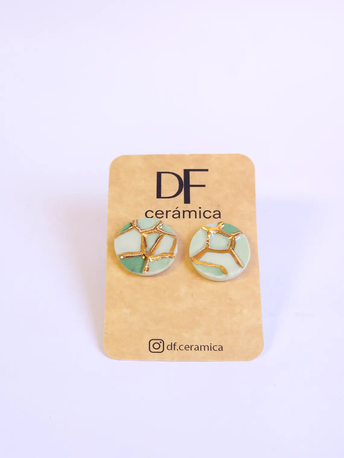 Aros vitral verde pequeños 1