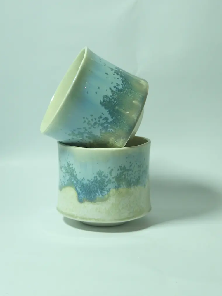 Juego tazas porcelana para café 1