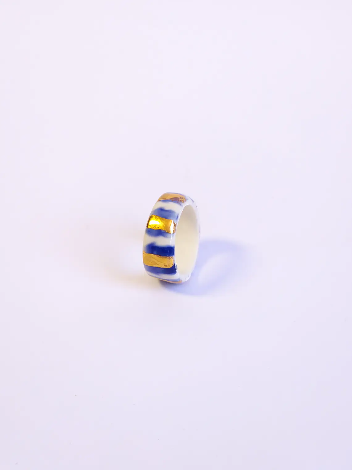 Anillo lineas azules 2