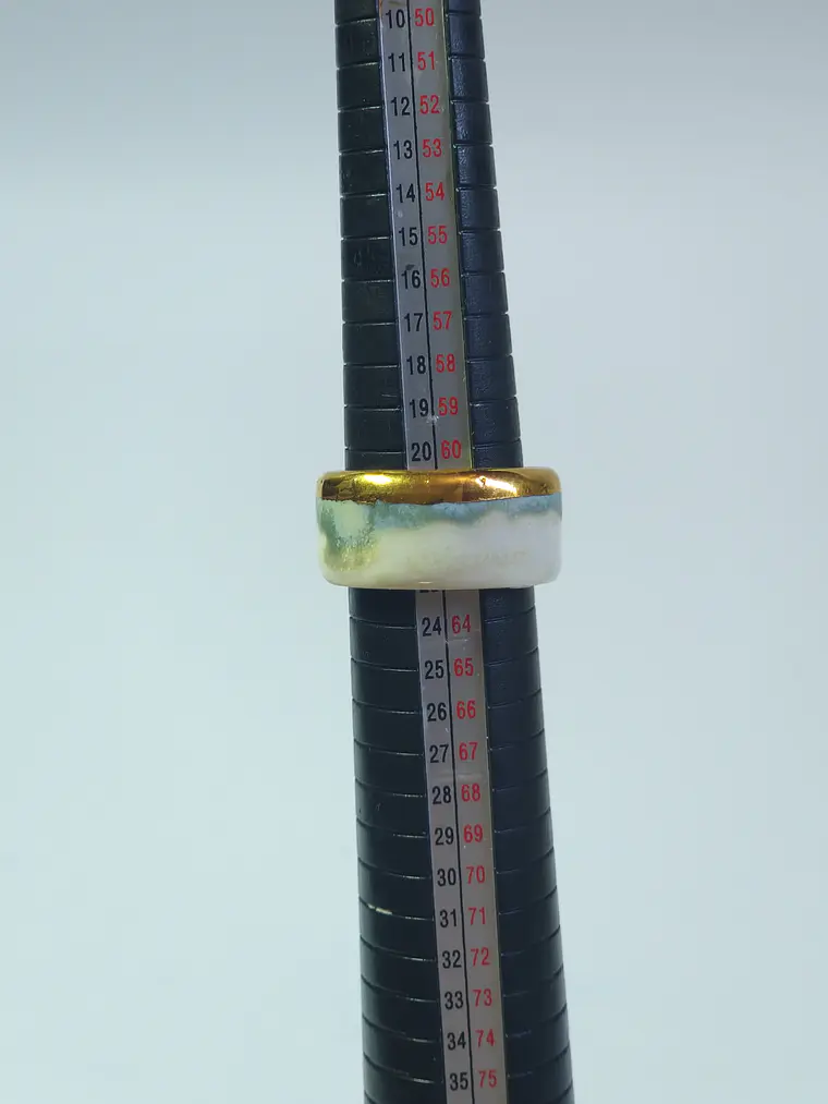 Anillo espuma turquesa talla 23 3