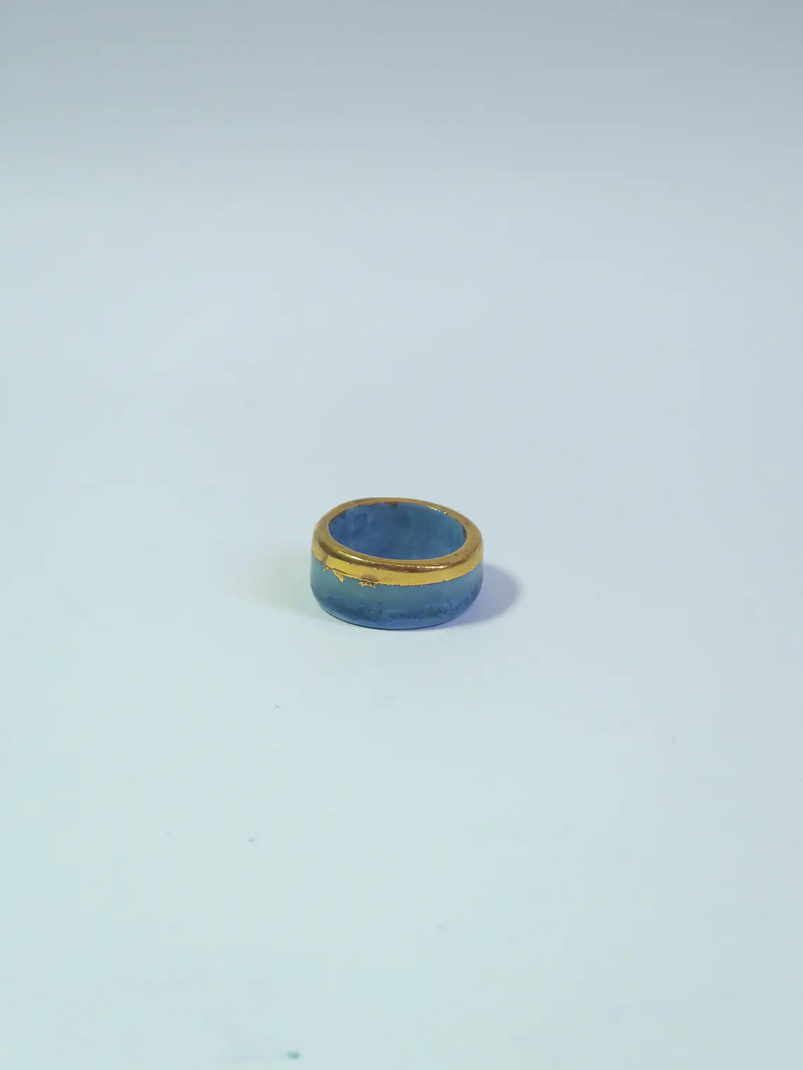 Anillo porcelana espuma azul talla 20 1