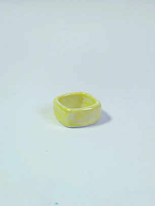 Anillo Candy amarillo talla 21