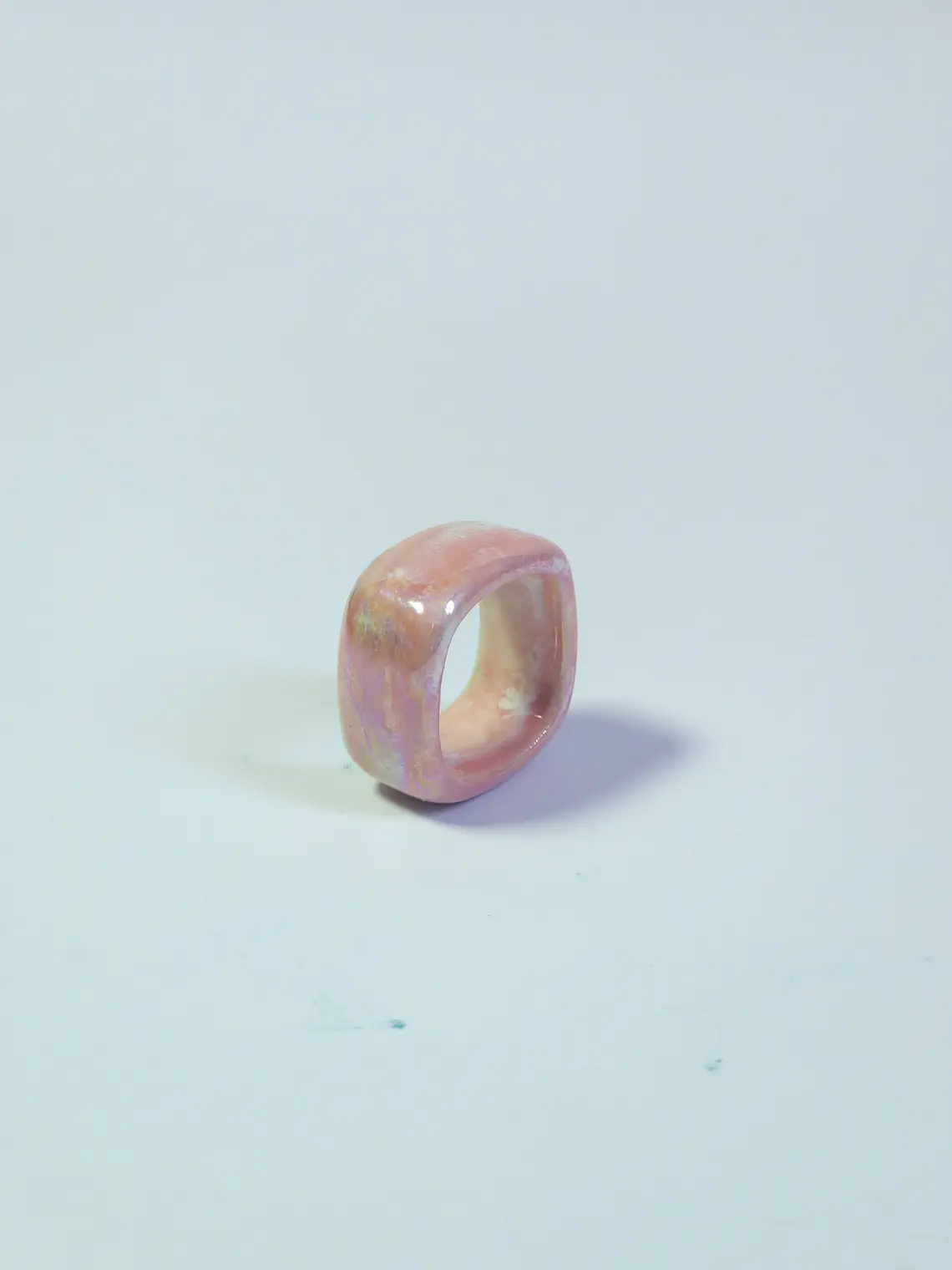 Anillo candy rosa talla 16 2