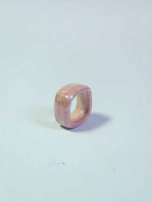 Anillo candy rosa talla 16