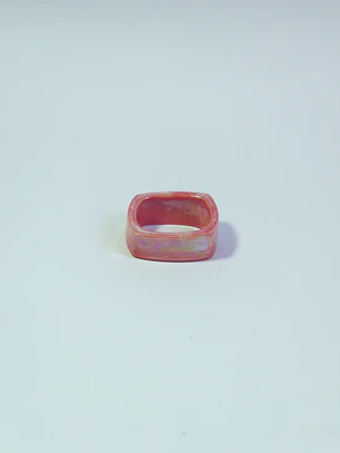 Anillo Candy Rojo  talla 23
