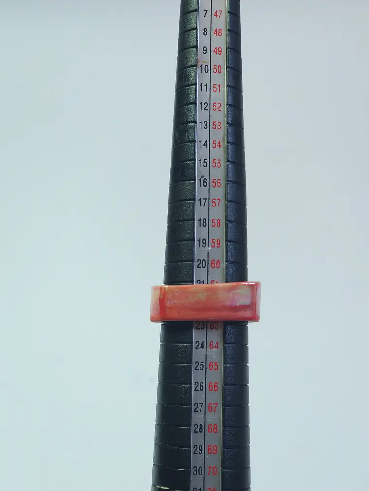 Anillo Candy Rojo  talla 23 1