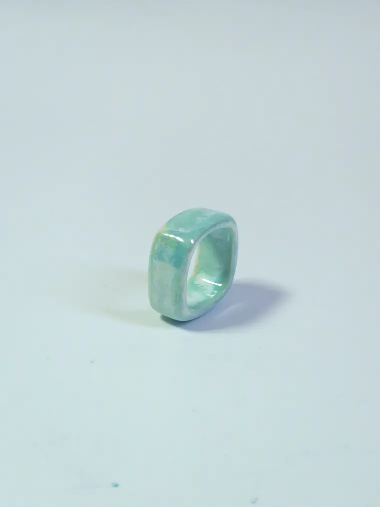 Anillo Candy turquesa talla 18 2