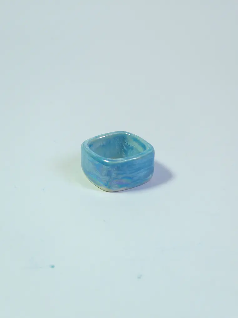 Anillo Candy azul talla 15 2