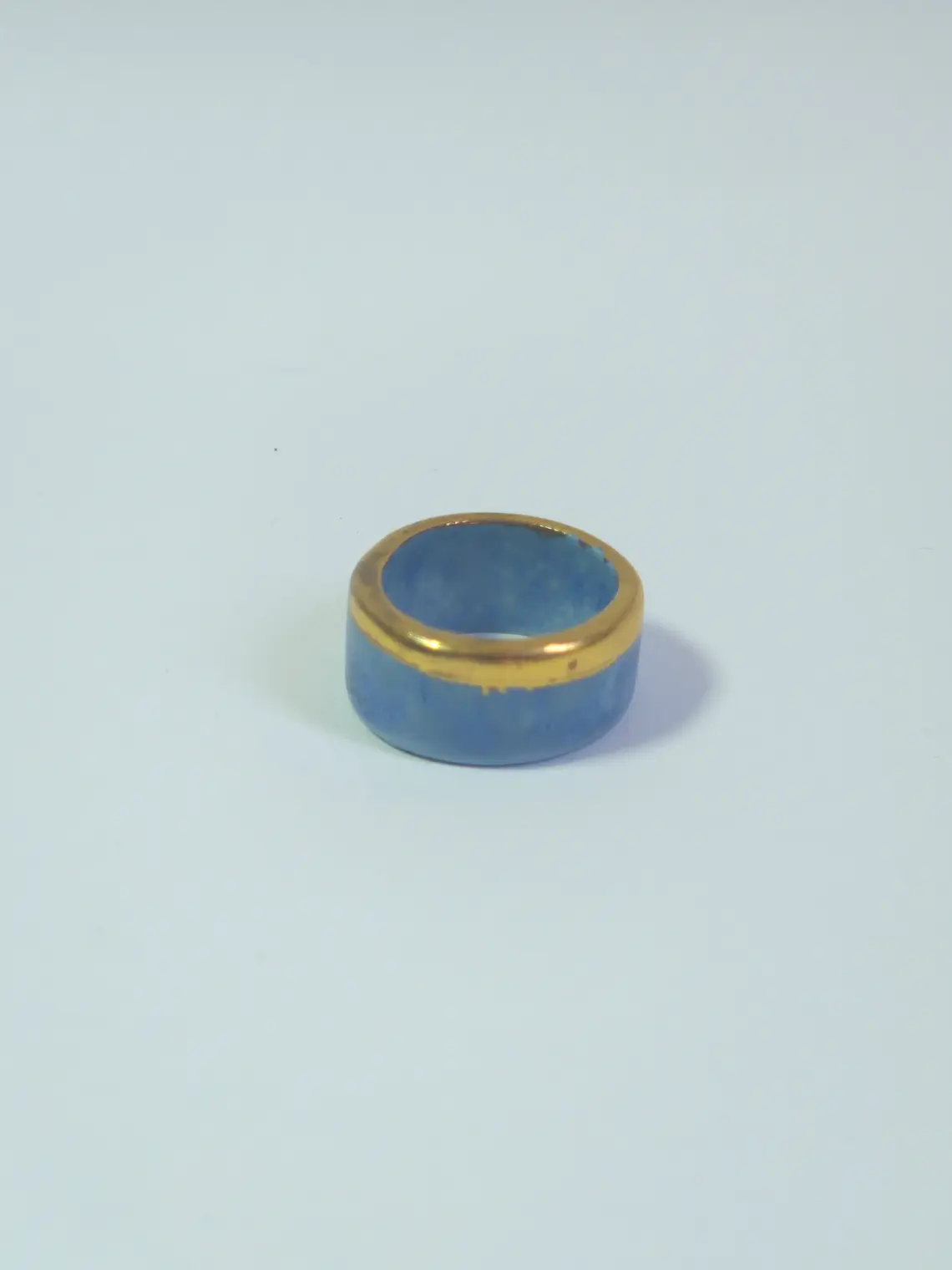 Anillo porcelana azul talla 20,5 1