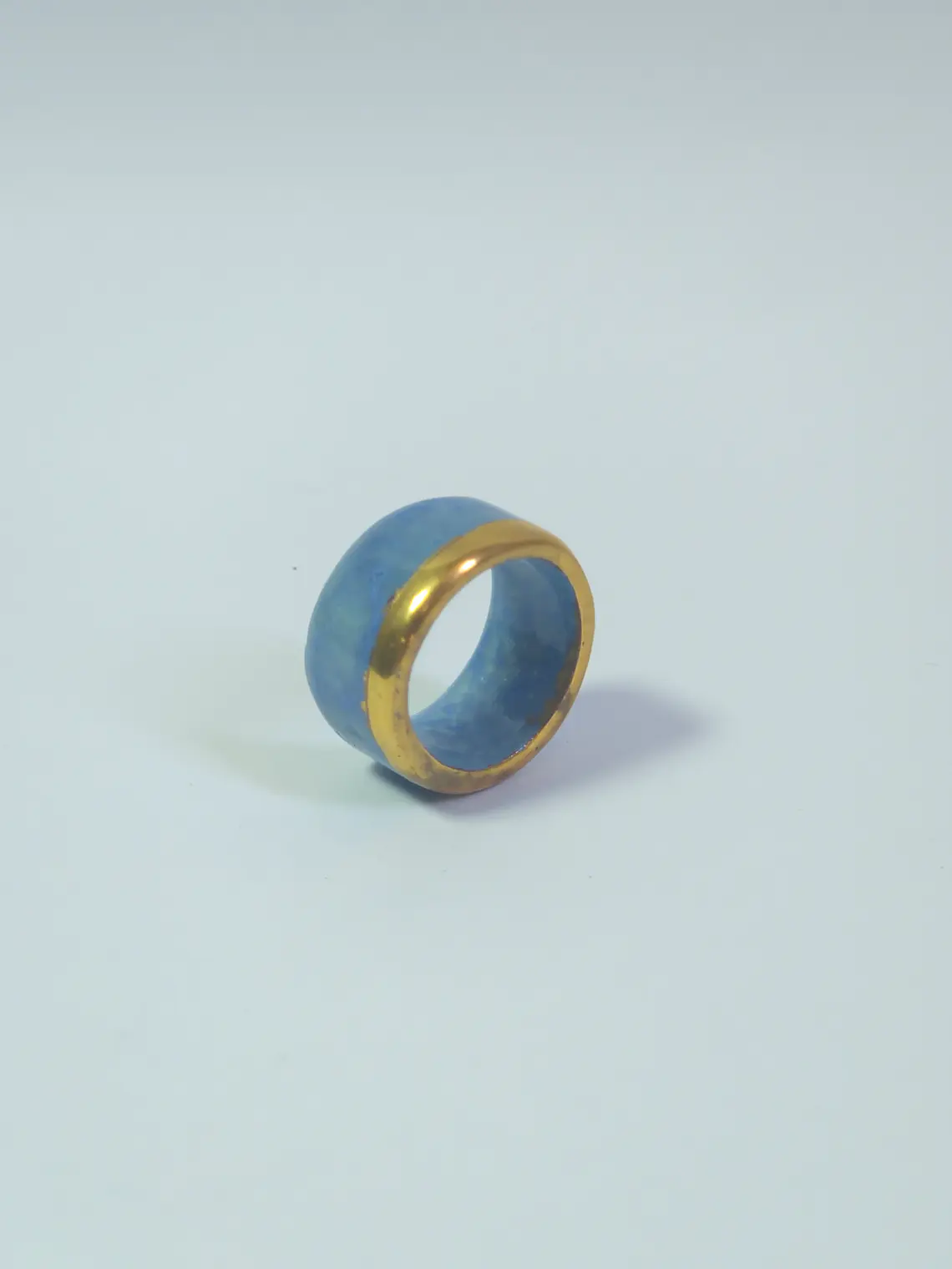Anillo porcelana azul talla 20,5 2