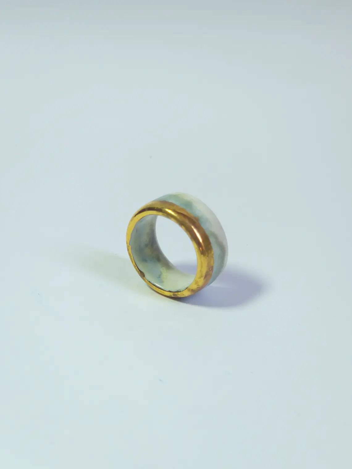 Anillo espuma turquesa talla 19 2