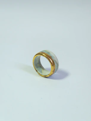 Anillo espuma turquesa talla 19