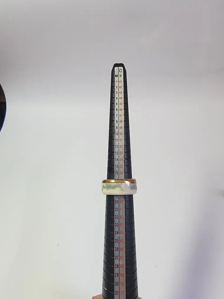 Anillo espuma turquesa talla 19 3