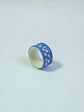 Anillo azul tallado talla 19 - Miniatura 2