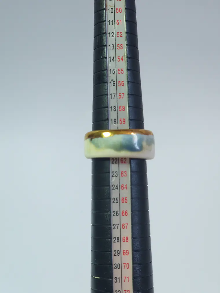 Anillo espuma turquesa talla 22 3