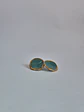 Aros pétalos verde azul - Miniatura 3