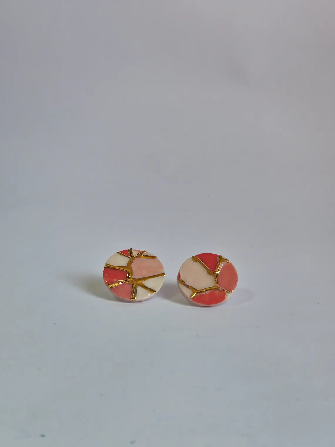 Aros vitral rojo pequeño 3
