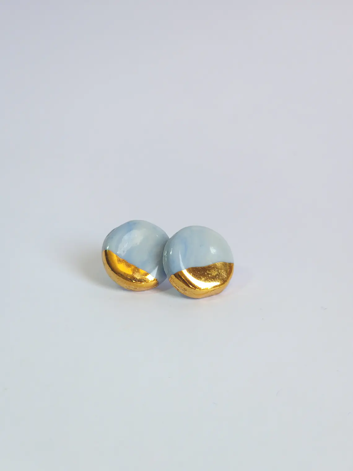 Aros circulares celestes pequeños 3