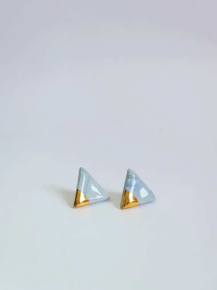 Aros triángulo celeste 3